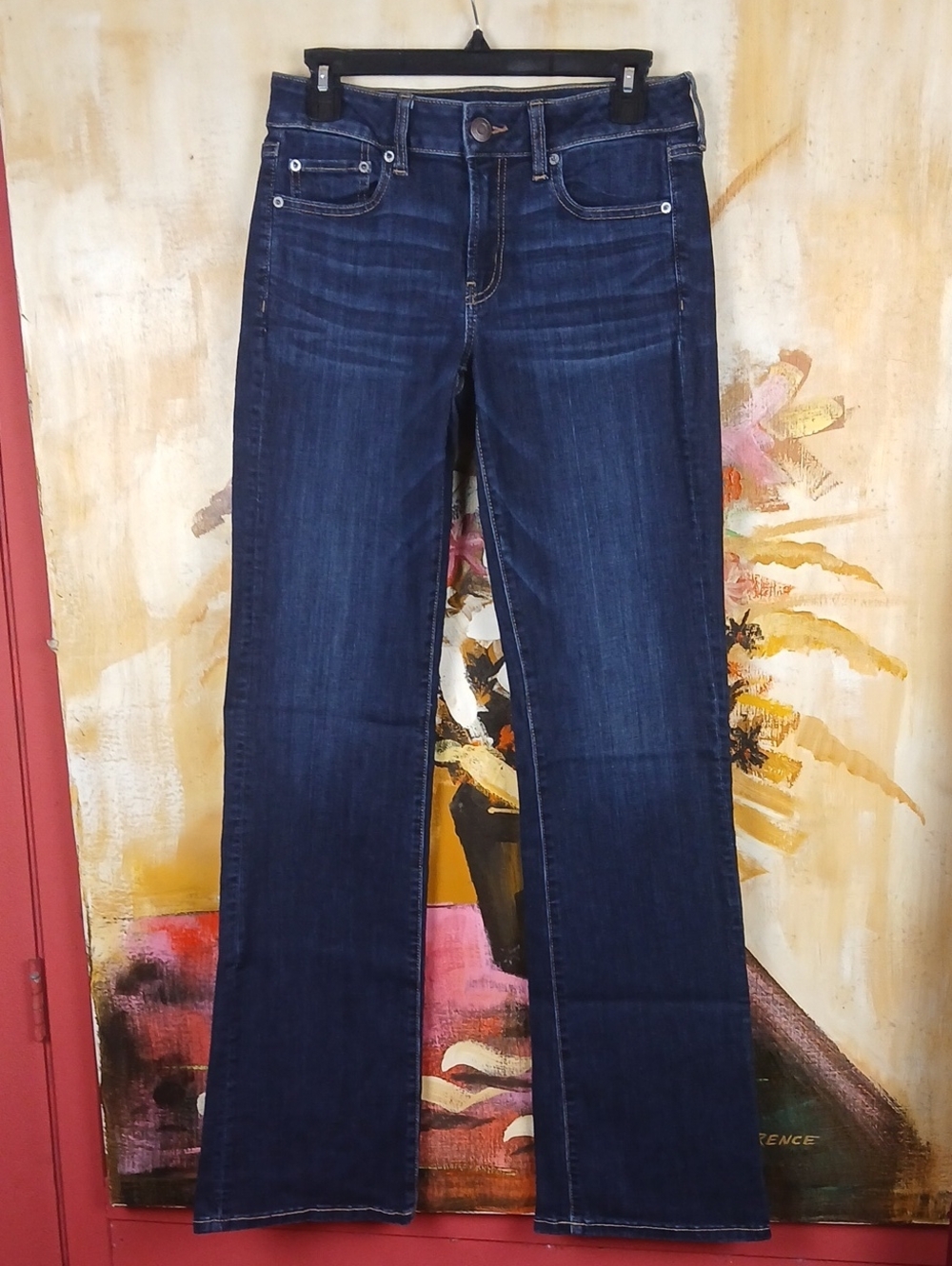American Eagle Favorite Boyfriend Super Stretch Jeans Size 6 X-Long